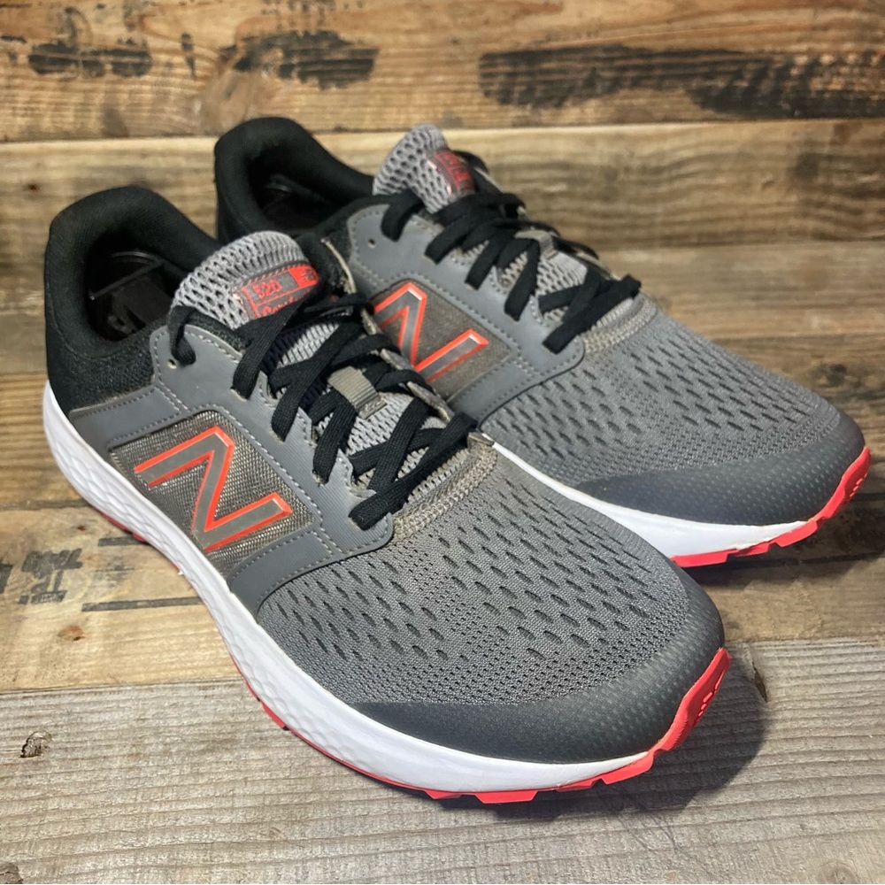 New Balance Men’s 520 V5 Running Shoes Black Red M520LM5 sz 9